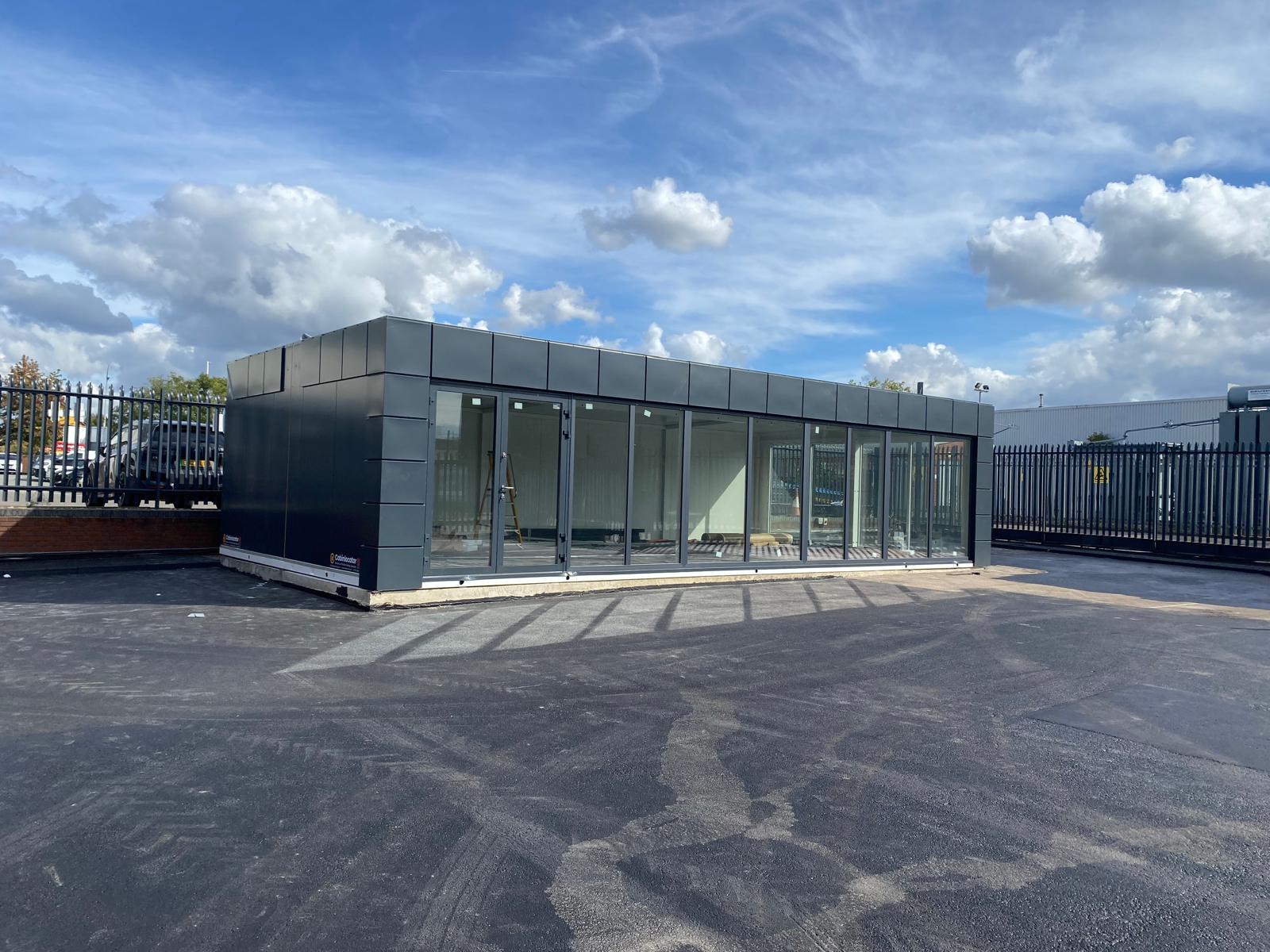 GA Modular glazed modular office building